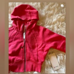 Scuba Full-Zip Cropped Hoodie